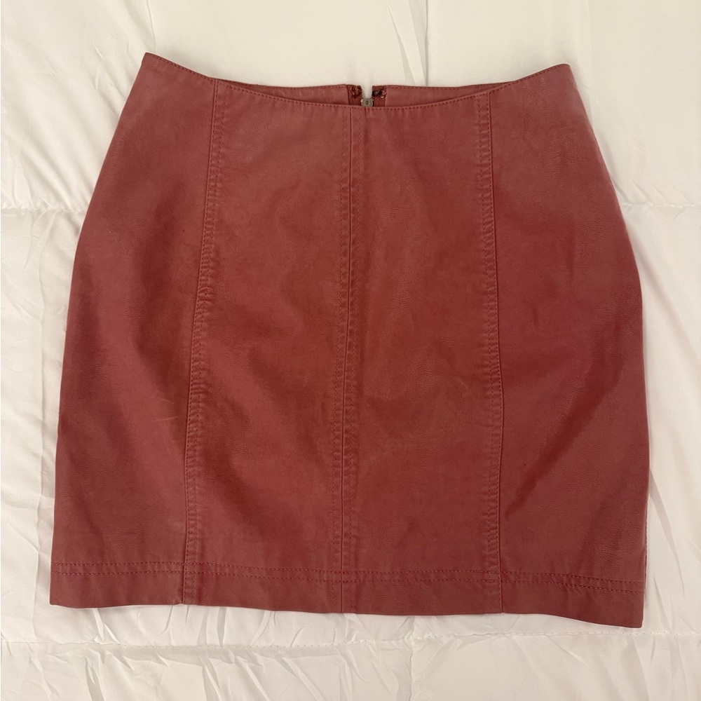 Free People Dusty Rose Pencil Skirt Size 0
